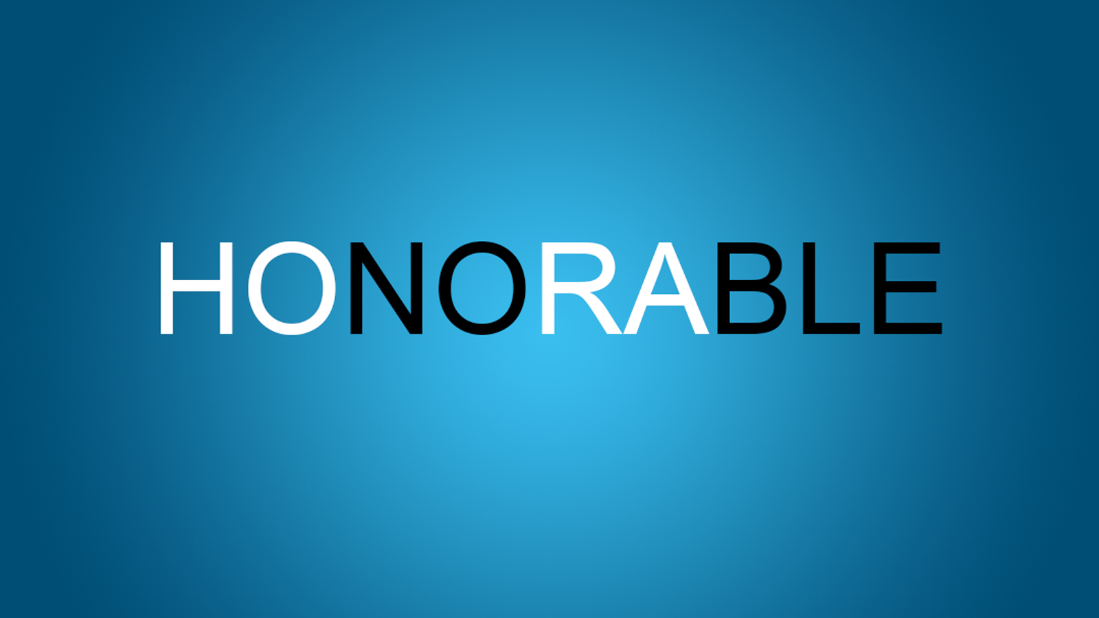 « Honorable »
